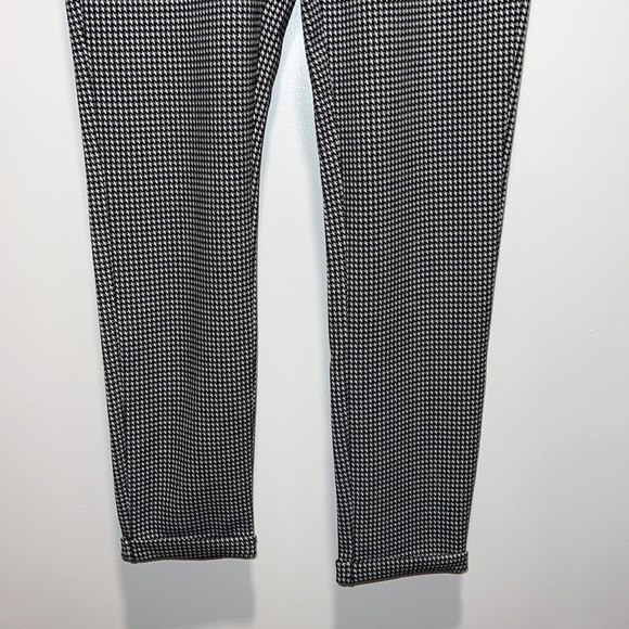 Houndstooth Print Slim Fit Pants - Picture 2 of 5